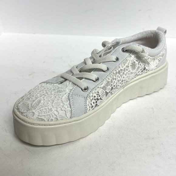 Roxy Womens Sheilahh Sneakers White, Size 8.5 M - Picture 2 of 6
